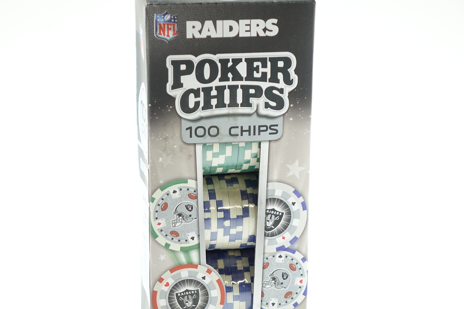 NFL Las Vegas Raiders Poker Chips, 100 Piece 705988000423 eBay