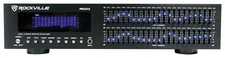 Rockville REQ42-B Black 19" 2 x 21 Band Graphic Equalizer
