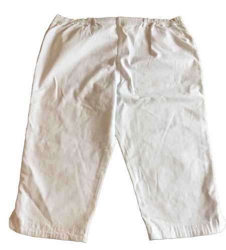 Pantalon chino femme BM CASUALS culture blanche Royaume-Uni 22 NEUF AVEC ÉTIQUETTES GRATUIT P&P - Photo 3/4