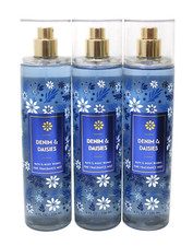 Bath Body Works Denim Daisies Fine Fragrance Mist Lot of 3 Brand New