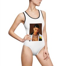 Central Cee logo Women's Classic One-Piece Swimsuit .