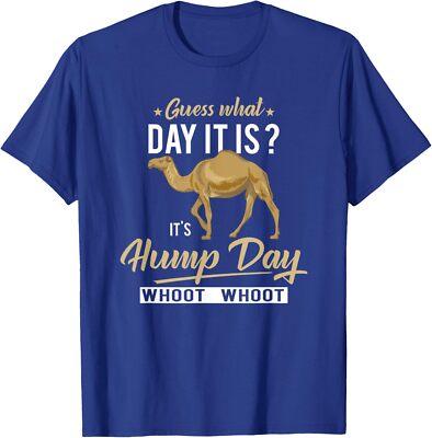 Guess What Day Is It Camel Funny Hump Day Retro T-Shirt