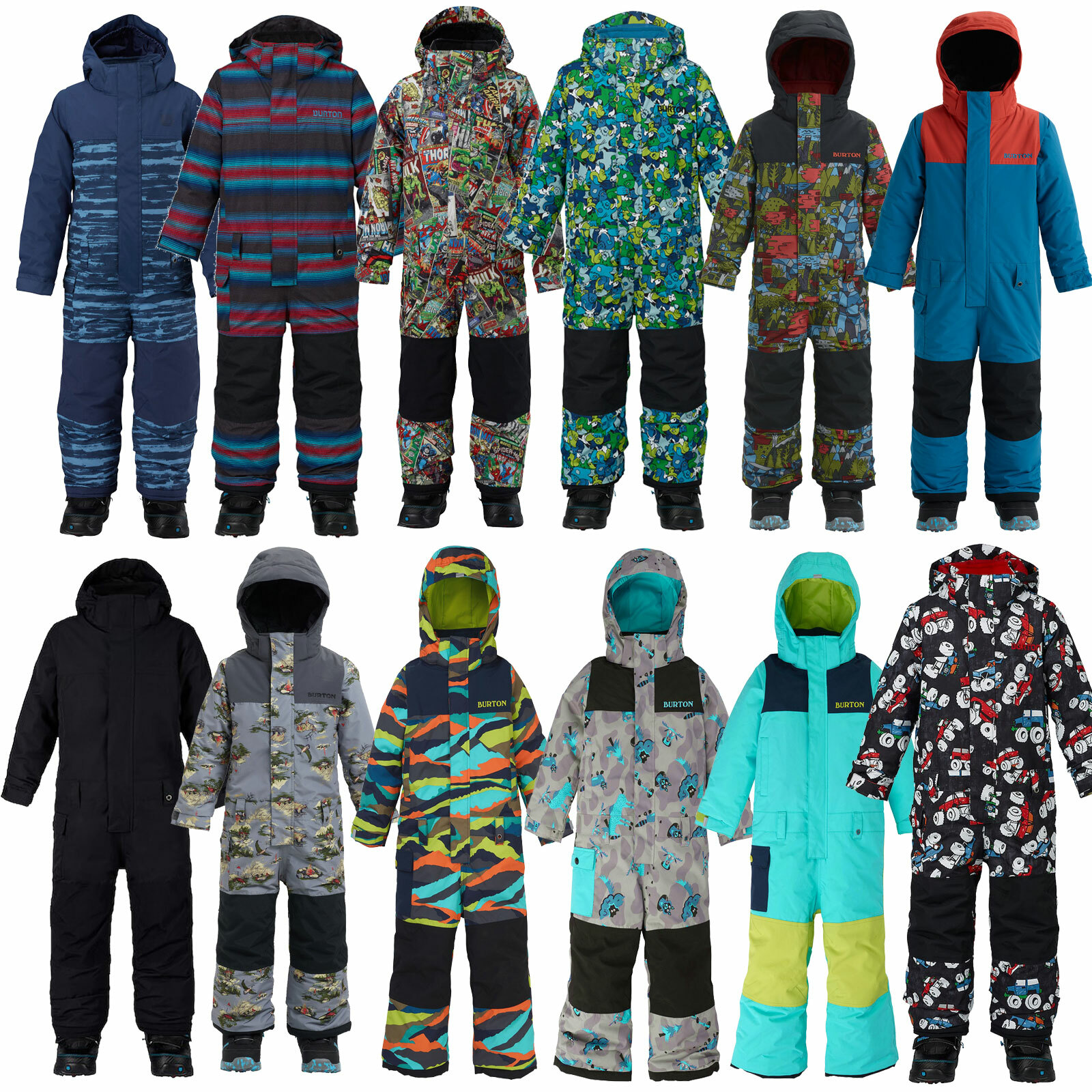 Burton Boys Minishred Striker Kinder-Skianzug Overall One Piece