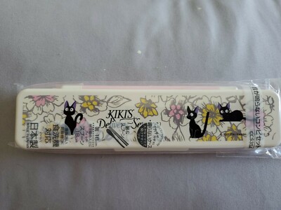 NEW Kiki's Delivery Service Chopstick and Spoon Set W/H Case18cm Studio Ghibli .