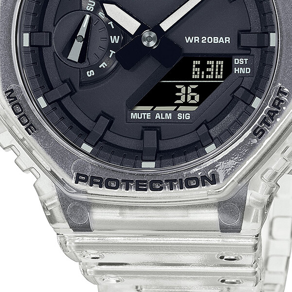 CASIO G-SHOCK GA-2100SKE-7AJF Black Men's Clear Men's Watch CASIO G-SHOCK GA-2100SKE-7AJF Black Men's Clear Men's Watch