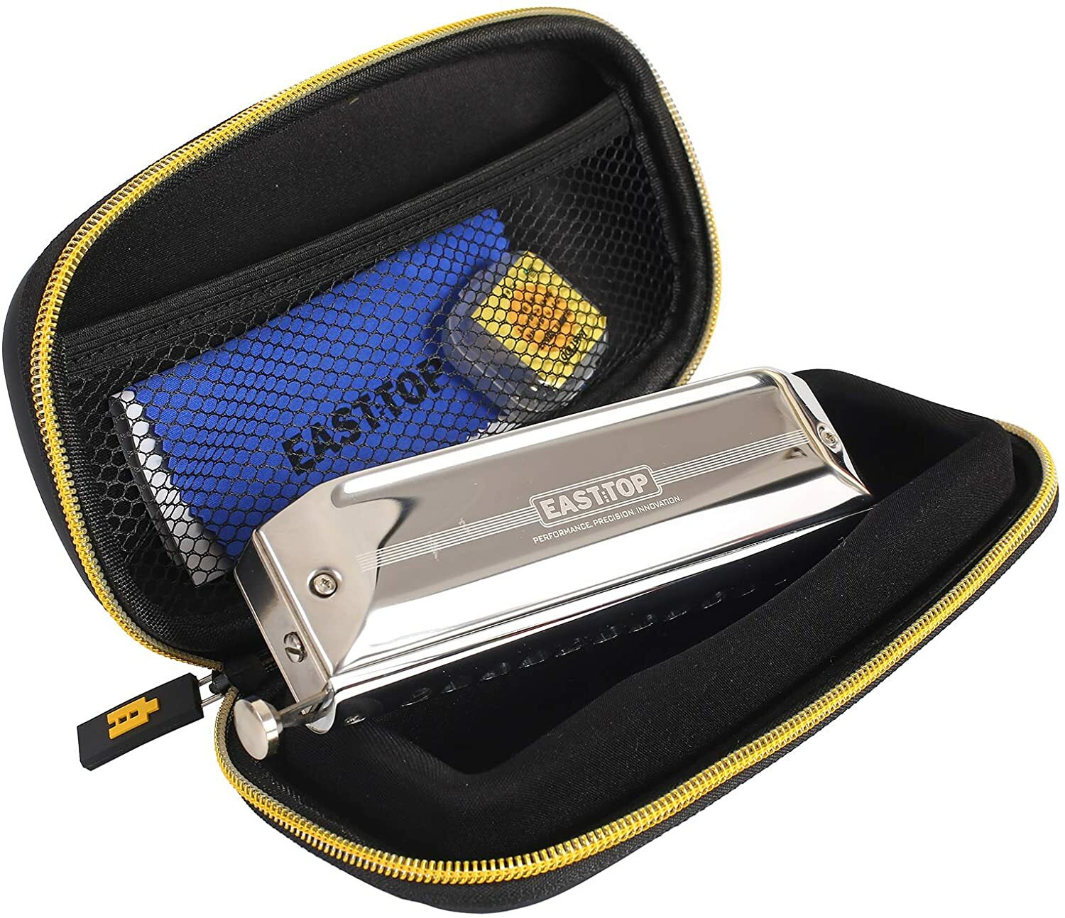East top Upgrade Chromatic Harmonica Key of C Professional Mouth Organ Harmonica