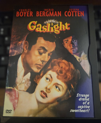 Gaslight (DVD, 1944) Ingrid Bergman Charles Boyer OOP Double Side Includes 1940v