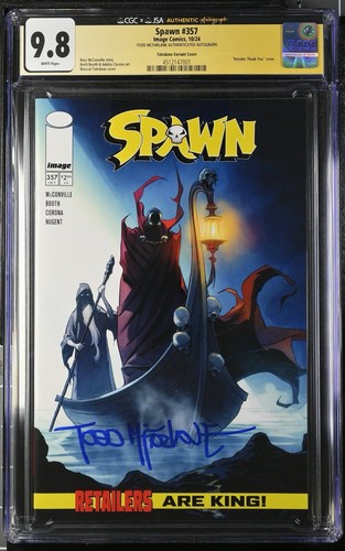Spawn 357 NYCC Retailer Exclusive CGC JSA 9.8 McFarlane Signed Limited to 300 - 第 1/2 張圖片