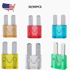30/90x Micro2 Blade Fuses Set 5A 10A 15A 20A 25A 30A Fuse Assortment Kit For Car