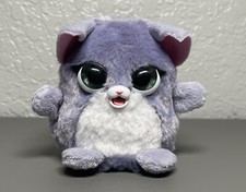 FurReal Fuzzalots Kitty Purple And White Interactive Feeding Toy TESTED