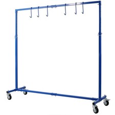Painting Rack, Adjustable Height Paint Hanger Drying Rack with 6 Hanging Hooks