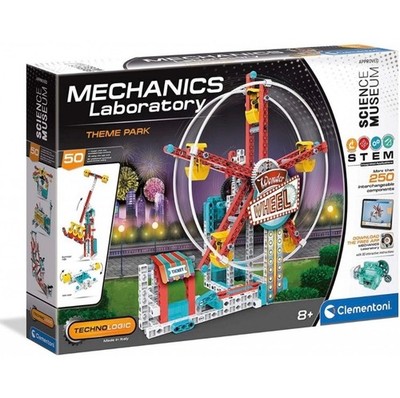 Clementoni Mechanics Laboratory Theme Park w 50 Models & Applications Ages 8+