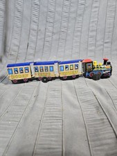 Vintage Wind Up ZIG-ZAG Western COMIC TIN TOY TRAIN DODGE CITY EXPRESS Marx Toys