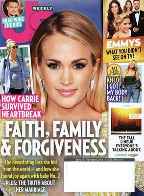 Us Weekly Oct. 1 2018 Carrie Underwood Khloé Kardashian Ryan Seacrest Brad Pitt