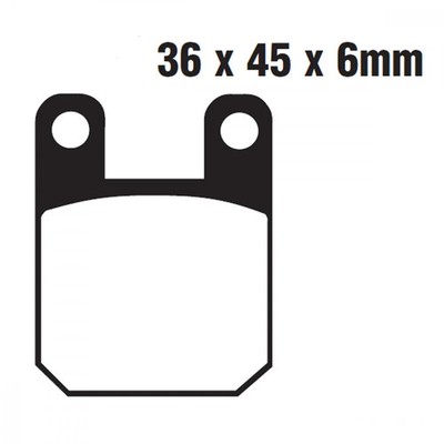 Bremsbelag Bremsbeläge EBC FA115TT hinten für CPI SM 125 Supermoto Bj. 2011-2014