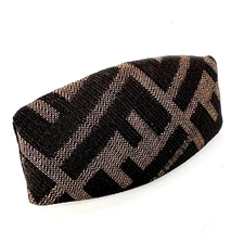 Fendi  Accessory Clip Barrette  Hair  Zucca Authentic 362T0339