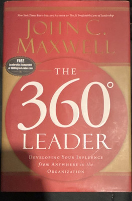 John C. Maxwell The 360° Leader Hardcover Leadership Nonfiction English