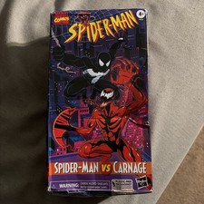 Marvel Legends VHS Packaging 6 Spider-Man Symbiote VS Carnage - Brand New