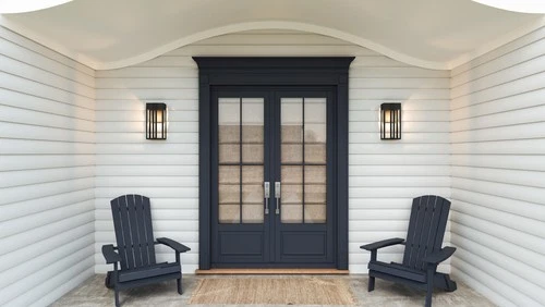 Quoizel BSW8407 Boswell 16" Tall Outdoor Wall Sconce - Black - Picture 3 of 7