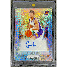 2023-24 Panini Prizm Deca Steve Nash Mojo Prizm Autograph /25 #DS-NAS PHX Suns
