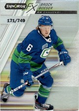 2020-21 Upper Deck Synergy FX Brock Boeser /749 Vancouver Canucks