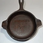 Wagner Ware Cast Iron 1891 Anniversary Ashtray Skillet - Sidney, Ohio