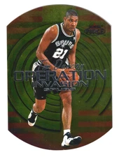 1999-00 Fleer Force Operation Invasion #4 of 15 - Tim Duncan - NRMT / MINT