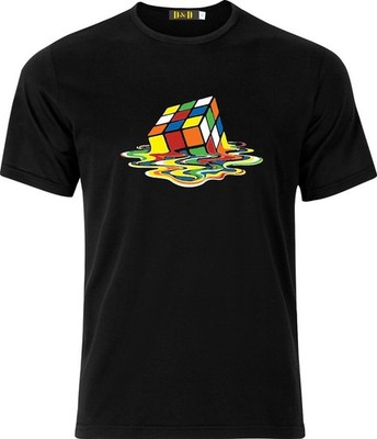T-Shirt Melting Rubix Cube Full Colour D.T.F