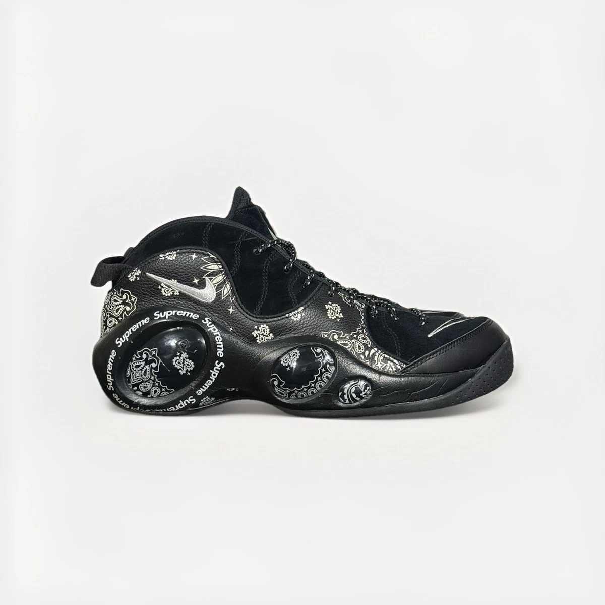 Nike Supreme x Air Zoom Flight 95 SP Black for Sale | Authenticity
