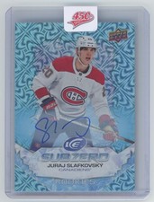 2022-23 Upper Deck Ice Subzero Rookies Juraj Slafkovsky Auto