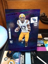 2021 Panini Prestige Racey McMath Purple Rookie RC SP #/149 Titans Card . rookie card picture