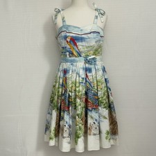 Bernie Dexter Women's Dress Koi Dress Size Large Multicolor