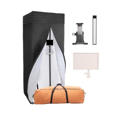 Portable Vocal Booth for Home Studio, Echo-Free Recording Booth with Premium ...
