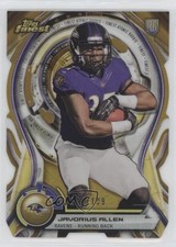 2015 Topps Finest Atomic Rookie Die-Cuts Gold Refractor /199 Javorius Allen i8r