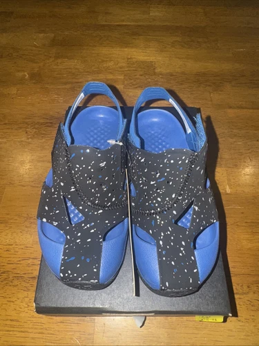 Sandali Nike Jordan Flare TD bambino taglia 10c nero blu CI7850 404 nuovi con scatola
