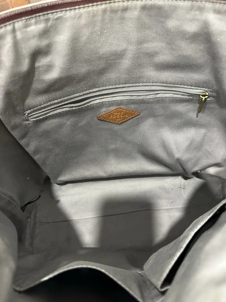 Bolso de Mano Fossil Jayda Rojo Multicolor Geométrico Foto 3 de 4