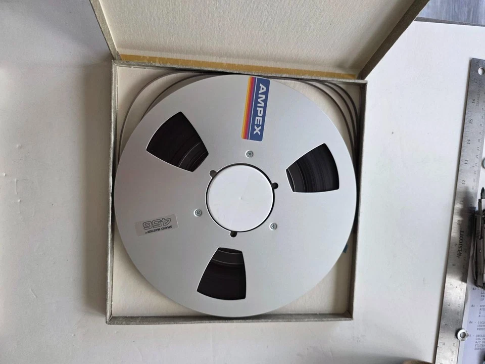 Guardian - 2x Cintas Maestras de Estudio Originales - Carretes Ampex 456 - Canción Manuscrita Foto 3 de 4
