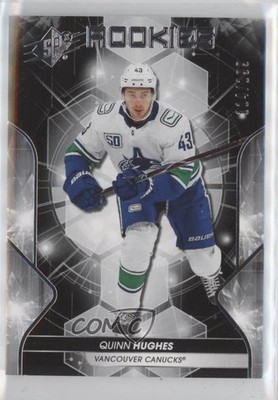 2019-20 SPx Rookies 114/199 Tier 2 Rookies Quinn Hughes #51 Rookie RC 6bx
