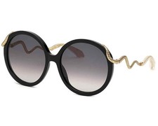 ROBERTO CAVALLI SRC004M 0700 BLACK/GOLD GREY AUTHENTIC SUNGLASSES