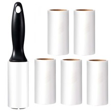 Tierhaarrolle &ndash; Klebende Fusselrolle mit 1 Griff + 6 Rollen 60 Blatt/Rolle &ndash; ...