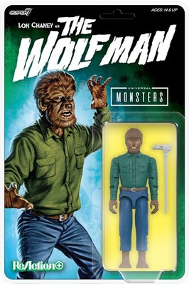 Super7 - Universal Monsters - ReAction+ Wv1 - The Wolf Man [New Toy] Action Fi
