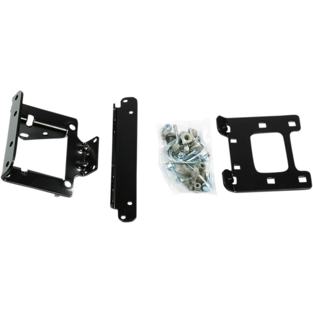 Platine fixation treuil Warn 96939 pour travaux forestiers sur Arctic Cat 400