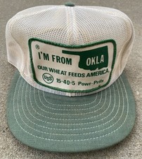 Vintage Snapback Trucker Hat Cap Patch Mesh Feed K Brand USA Louisville RARE