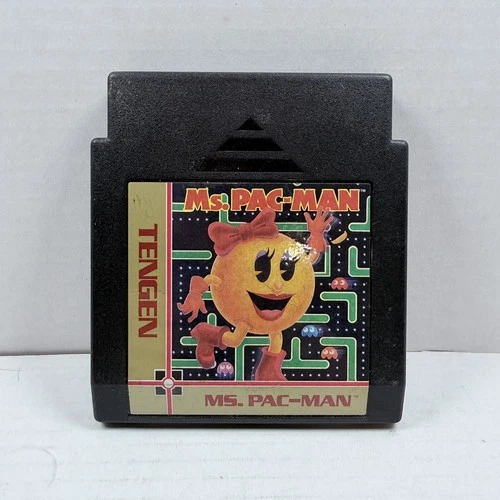 Vintage Tengen Ms. Pac-Man Nintendo Game Cartridge Only Untested