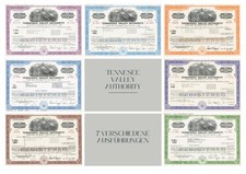 Set/Lot: 7 x Tennessee Valley Authority, Power Bonds (1971-1974)
