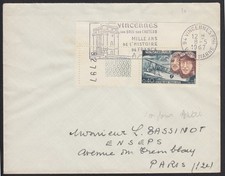 Nungesser & Coli enveloppe Premier jour Paris France 1967 timbre n°1523 Y&T 40c