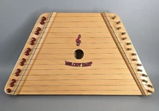 Melody Harp Wooden 15 String Finger Instrument Folk Music Acoustic Romania