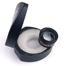 Double Aspheric Lens 90D For Slit Lamp Black Colour With Box