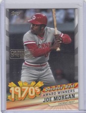 2020 Joe Morgan Topps Decades Best CELEBRATION GOLD SP /100 - JM Reds Phillies