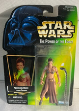 Star Wars POTF Princess Leia Organa as Jabba's Prisoner Green Card Kenner 1997